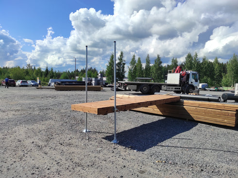 Pylväslaituri Napero 5x1,2 m