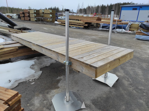 Pylväslaituri Napero 5x1,2 m