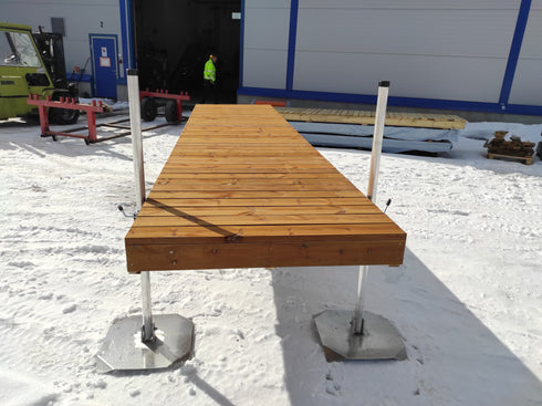Pylväslaituri Napero 5x1,2 m