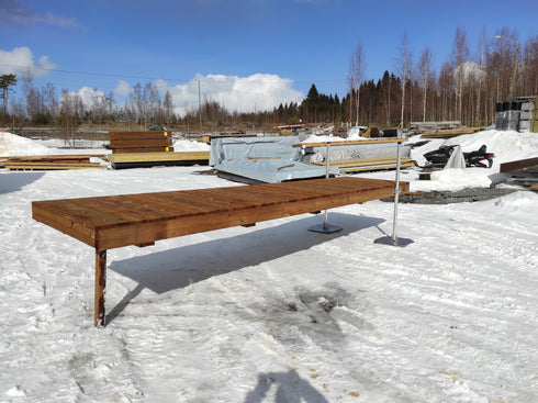 Pylväslaituri Napero 6x1,2 m