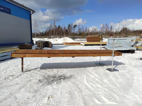 Pylväslaituri Napero 5x1,2 m