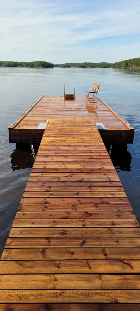 Putkiponttonilaituri 10 x 3,15 m (500 mm)
