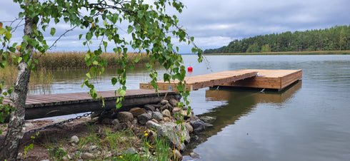 Putkiponttonilaituri 6 x 2,4 m (500 mm) TEE-ITSE PAKETTI