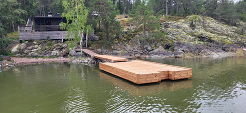 Putkiponttonilaituri 6 x 2,4 m (500 mm) TEE-ITSE PAKETTI