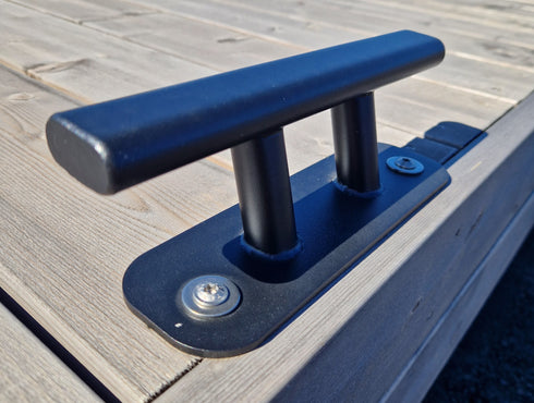 6 x 3,15 metriä 400 mm putkiponttonilaituri PORO-laudalla - ERIKOISMALLI