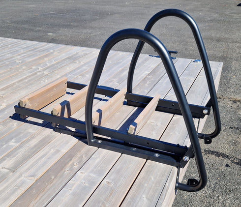 6 x 3,15 metriä 400 mm putkiponttonilaituri PORO-laudalla - ERIKOISMALLI