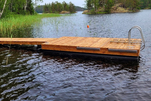 Putkiponttonilaituri 4 x 2,4 metriä TEE-ITSE