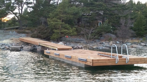 Betoniponttonilaituri 10x3 metriä