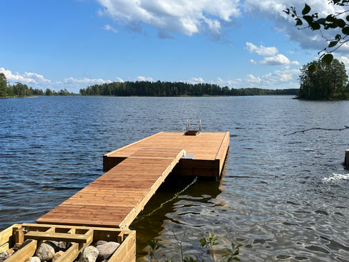 Putkiponttonilaituri 8 x 3,15 m (500 mm) TEE-ITSE PAKETTI