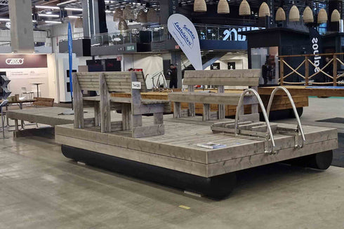 Putkiponttonilaituri 4 x 2,4 metriä TEE-ITSE