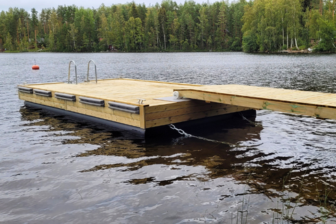 Putkiponttonilaituri 6 x 3,15 m (500 mm)