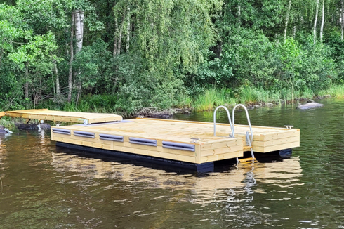 Putkiponttonilaituri 6 x 3,15 m (500 mm)