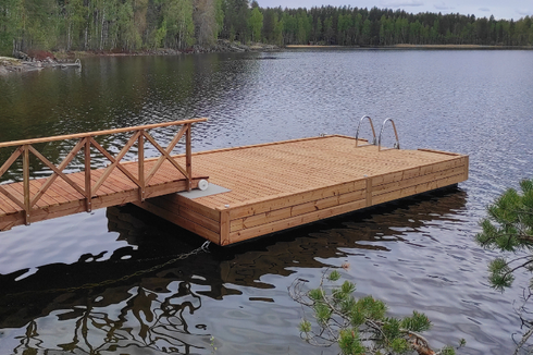 Putkiponttonilaituri 6 x 3,15 m (500 mm)