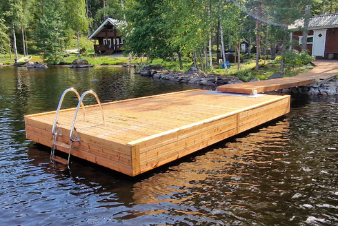 Putkiponttonilaituri 6 x 3,15 m (500 mm)