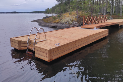 Putkiponttonilaituri 6 x 3,15 m (500 mm)