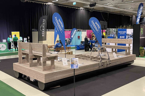 Putkiponttonilaituri 6 x 2,4 metriä TEE-ITSE