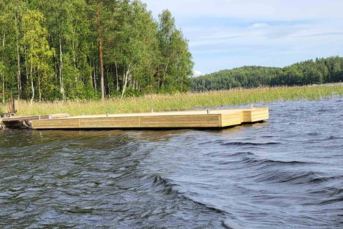 Putkiponttonilaituri 12 x 2,4 m (500 mm)