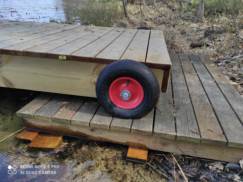 Käyntisilta 8 x 1,2 metriä