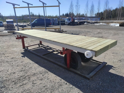 Alumiini kävelysilta 5 x 1,2 metriä