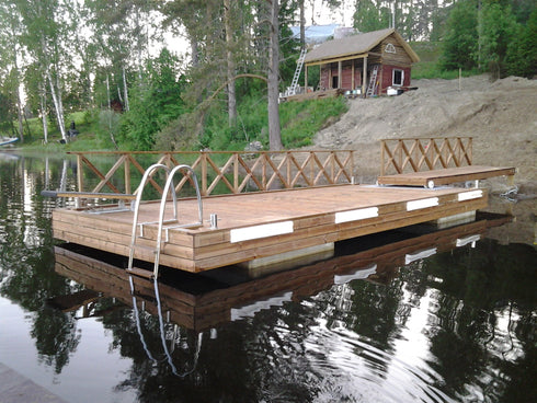 Laiturin törmäyssuoja MF60 valkoinen 2kpl