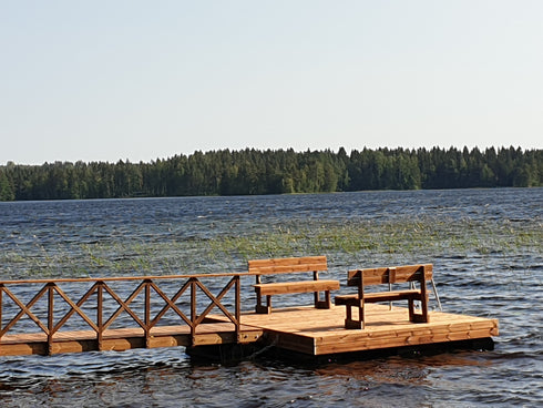 Laituripenkki 150 cm kestopuu