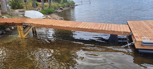 Välipukki kestopuusta käyntisiltojen väliin
