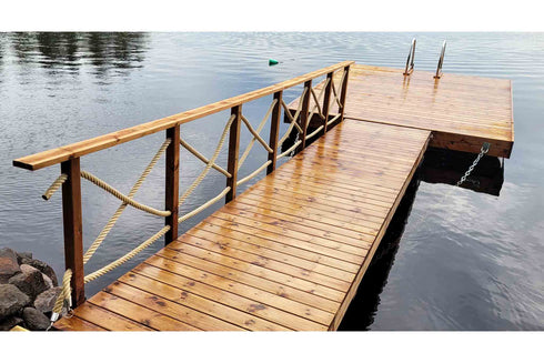 Putkiponttonilaituri 4 x 3,15 metriä TEE-ITSE
