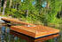 8 x 3,15 metriä (2 ponttonia) 400 mm putkiponttonilaituri