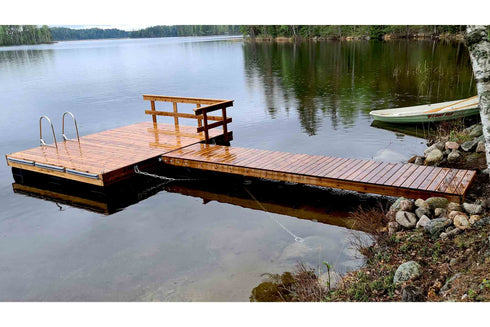 Putkiponttonilaituri 4 x 3,15 metriä TEE-ITSE