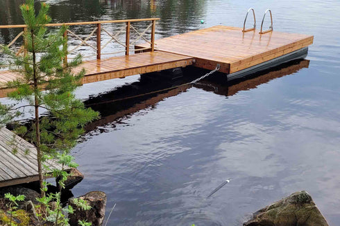 Putkiponttonilaituri 4 x 3,15 metriä TEE-ITSE