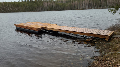 Kävelysilta 6 x 1,2 metriä