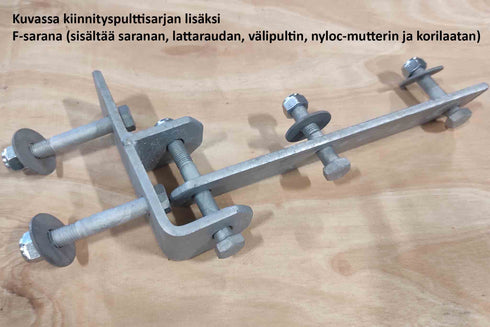 Kiinnityspulttisarja F-saranalle