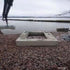 Betoninen maatuki 1,5 m leveälle käyntisillalle