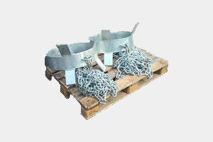 Rengas-ankkurointipaketti 2 x 34 kg