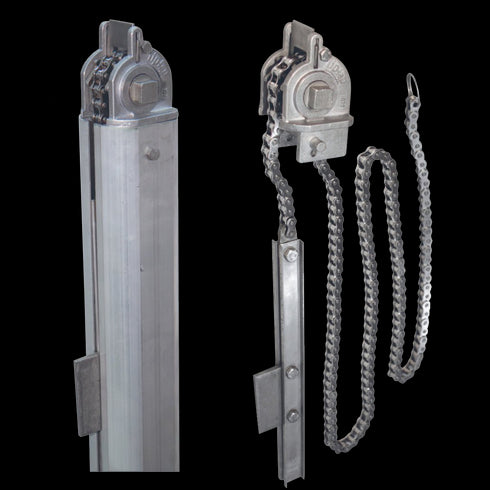 Pylväsjalkapari nostomekanismilla 2 metriä