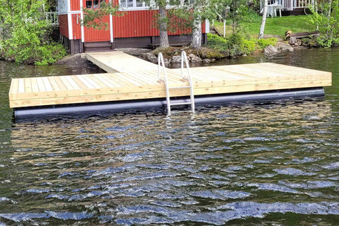 Putkiponttonilaituri 6 x 2,4 metriä TEE-ITSE