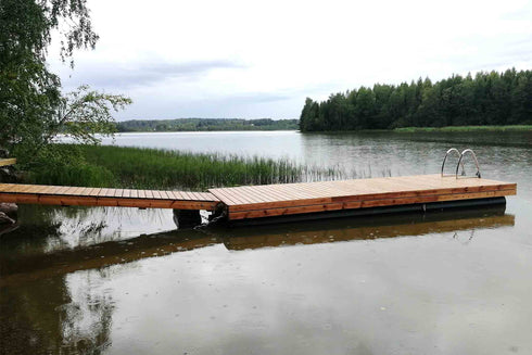 Putkiponttonilaituri 6 x 2,4 metriä TEE-ITSE