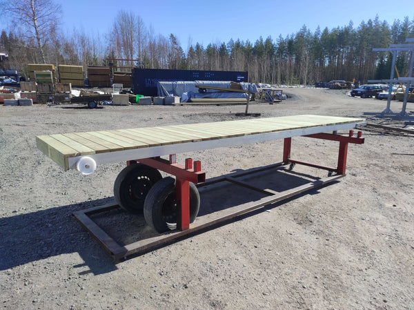 Alumiini käyntisilta 6 x 1,2 metriä