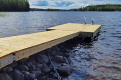 Putkiponttonilaituri 400 - 4 x 2,4 metriä