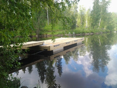 VALMIS betoniponttonilaituri 7,5 x 3,15 metriä