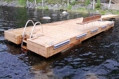 Betoniponttonilaituri 7,5x3,15 metriä