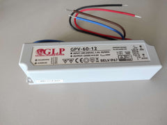 60 W 12 V muuntaja LED-valoille IP67