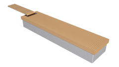 Massiiviponttonilaituri 12 x 2,4 metriä