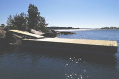 Massiiviponttonilaituri 12 x 2,4 metriä