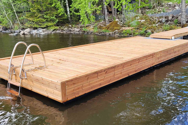 Putkiponttonilaituri 8 x 3,15 m (500 mm) - ERIKOISMALLI  TEE-ITSE PAKETTI