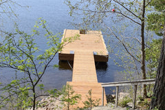 Putkiponttonilaituri 8 x 3,15 m (500 mm) - ERIKOISMALLI  TEE-ITSE PAKETTI