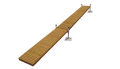 Pylväslaituri Napero jatko-osalla 9,5x1,2 m